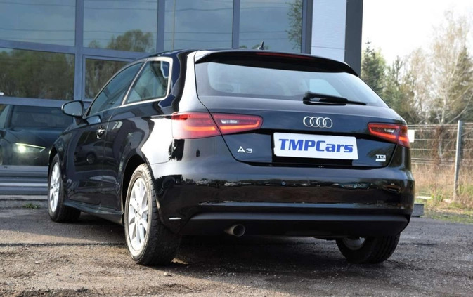 Audi A3 cena 45900 przebieg: 212915, rok produkcji 2014 z Sępólno Krajeńskie małe 529